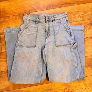 American Eagle Super High Rise Baggy Wide Leg Jean